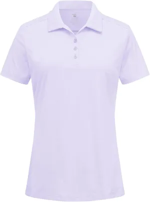 BGOWATU Women's Polo Shirts Golf Tennis Shirts Short Sleeve 3 Buttons Collared Casual Top UV Sun Protection Dry Fit