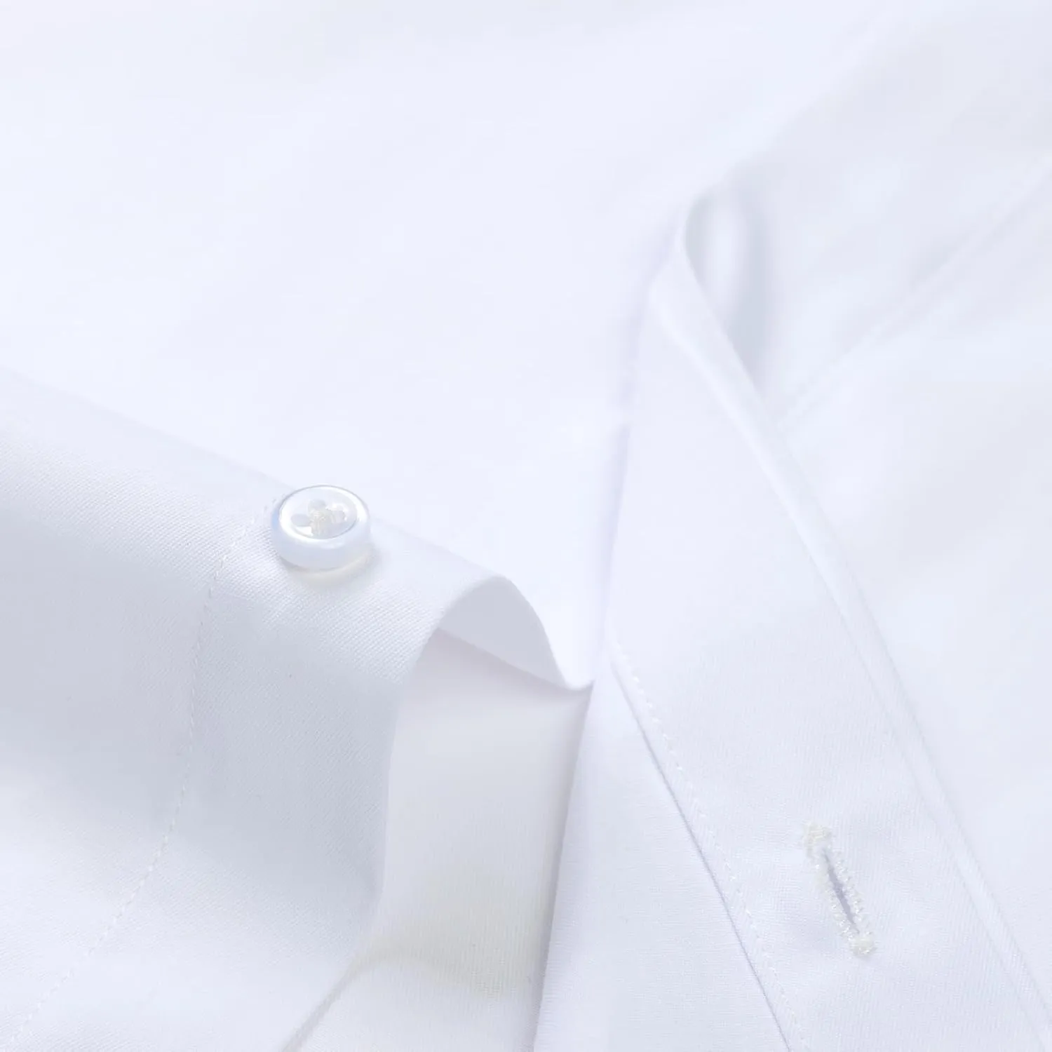 Men's Formal Dress Shirts Hidden Button Front French Cuffs Shirt Random Metal Cufflinks
