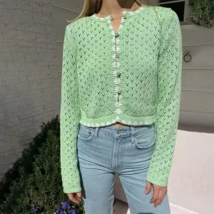 Toleet-Y2K Aesthetic Cardigan Women Long Sleeve O Neck Button Up Solid Color Cutout Knitwear Autumn Vintage Knitted Sweater Outwear