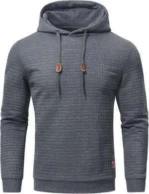 YuKaiChen Men's Casual Pullover Hoodies Long Sleeve Hooded Sweatshirts
